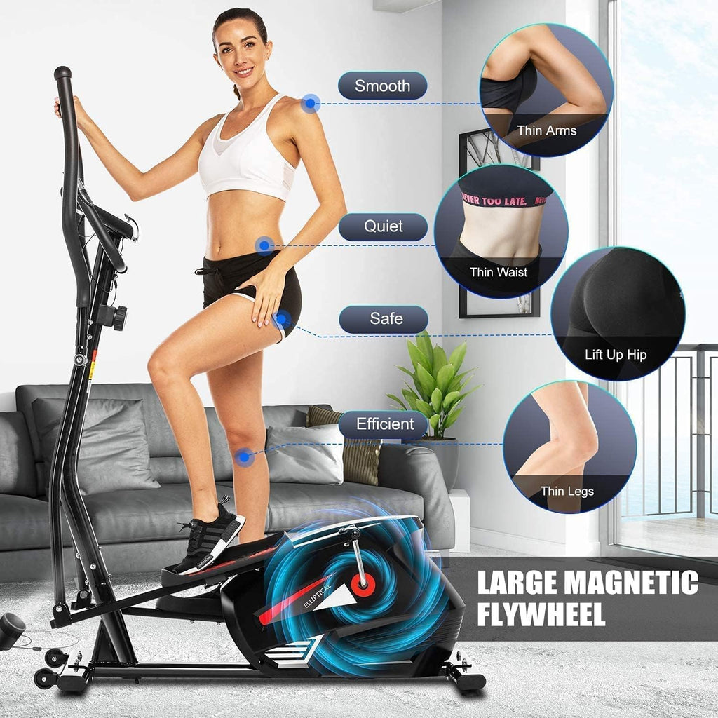 Elliptical Machine with Magnetic Resistance and 390 lbs Weight Capacity H115