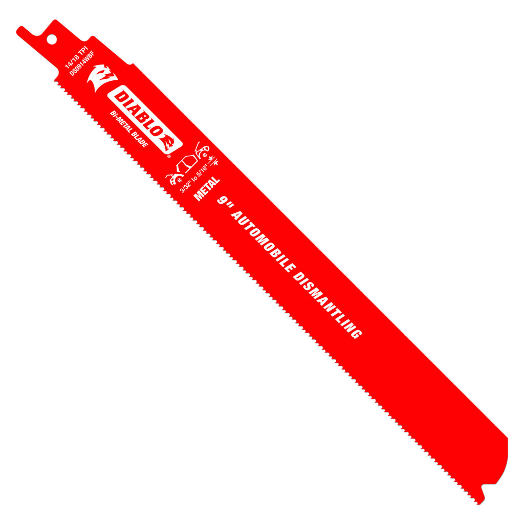 9x22L x 14/18 TPI Coated Reciprocating Saw Blade U65144