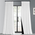 White 42x95 Blackout Curtain Panel S649