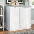 Black Laundry Hamper Cabinet B952