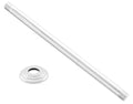 White Ceiling Mounted Shower Arm with Flange B5140