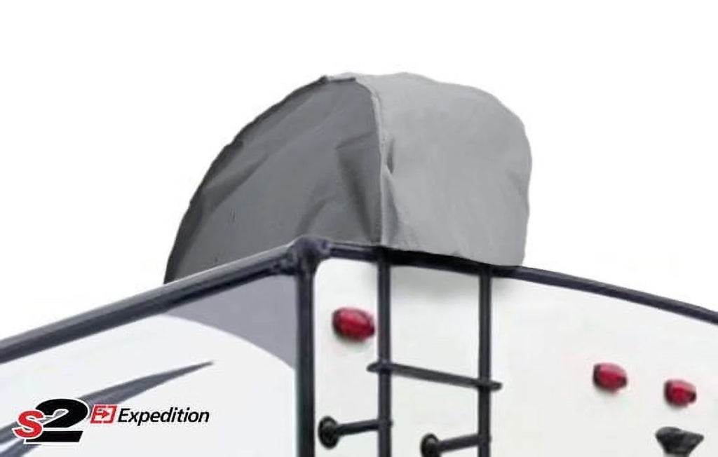 Outdoor Marine Grade Camper Travel Trailer Vehicle Cover Fits 23 to 24 Feet - Gray K74970