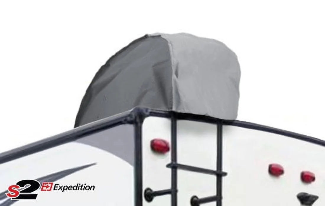 Outdoor Marine Grade Camper Travel Trailer Vehicle Cover Fits 23 to 24 Feet - Gray K74970
