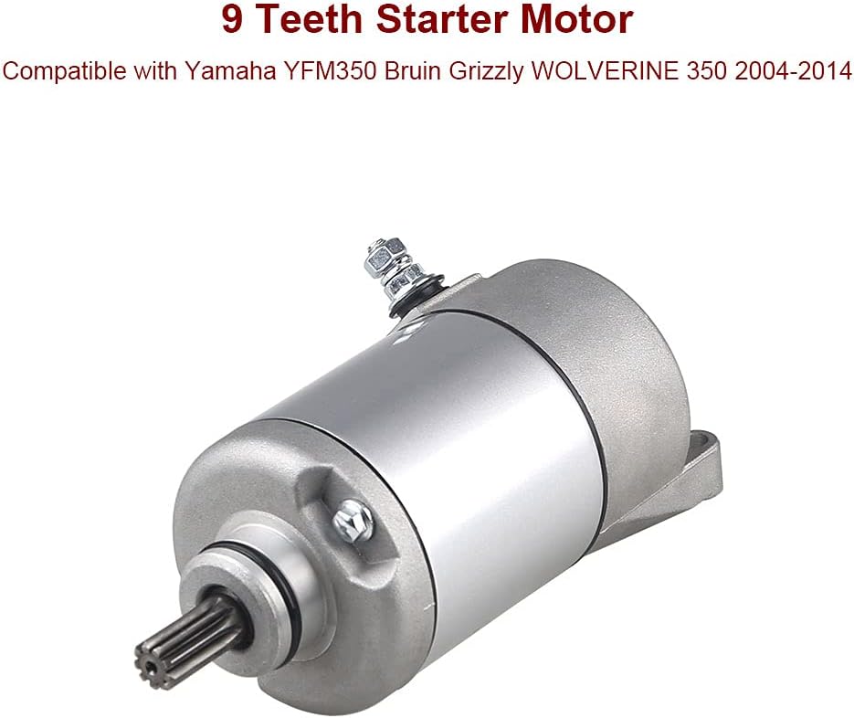 Starter Compatible with Yamaha YFM350 2004-2014 Pack of 2 M3668