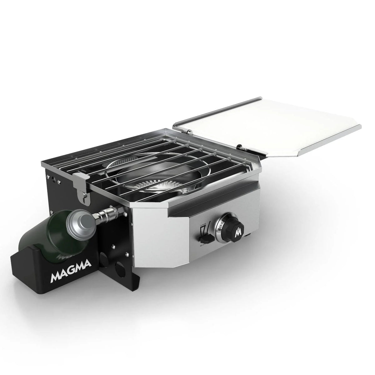 Single Burner Camping Stove With Grill Top S315742