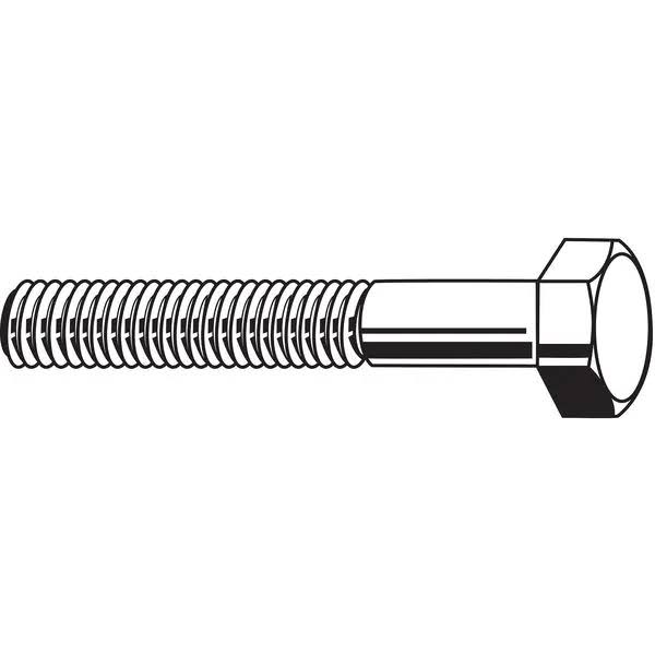 1 inch-8 Grade 5 Hex Head Cap Screw, Steel, Pk 15 L964583