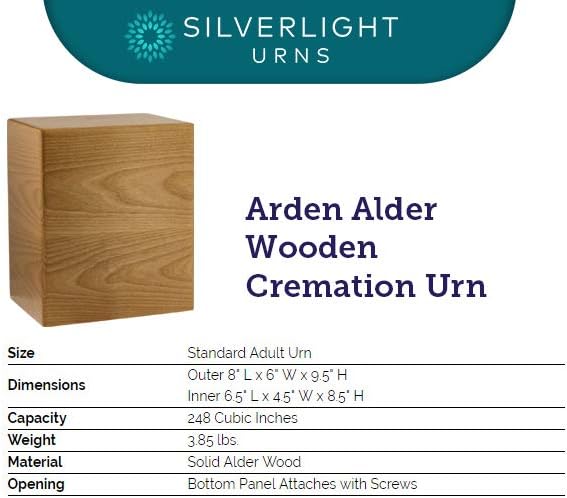 Mahogany Wooden Cremation Urn V772862