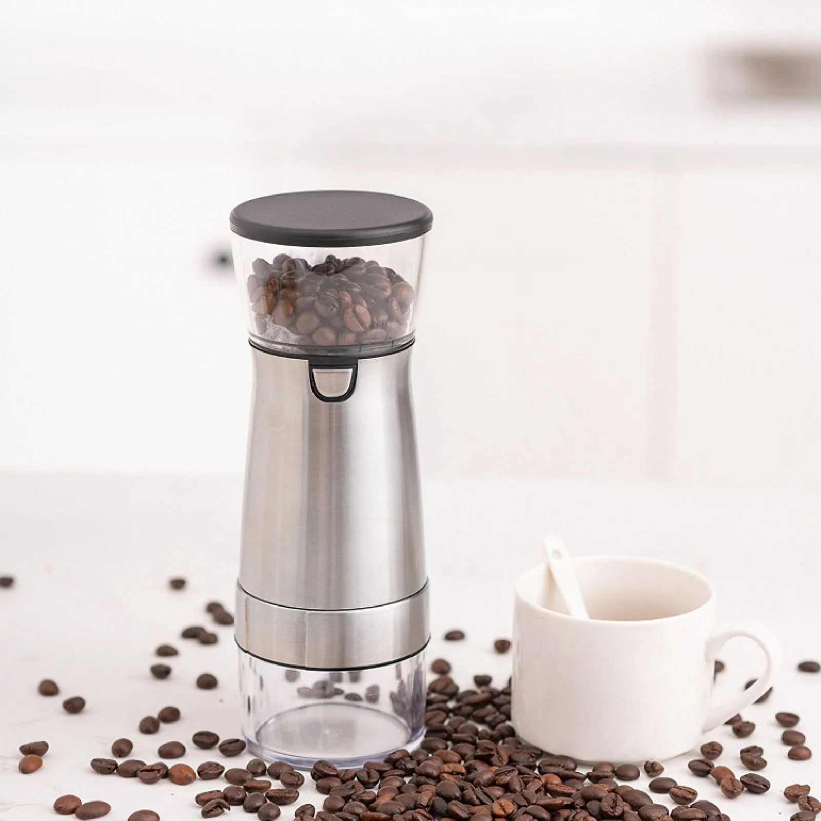 USB Charge Stainless Steel Coffee Grinder O56127
