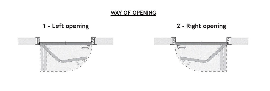 Folding Door Hardware Set F7840