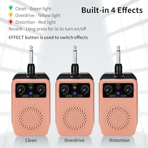 Mini Guitar Amp 5W Portable Rechargeable Bluetooth Combo Amplifier Black H350469