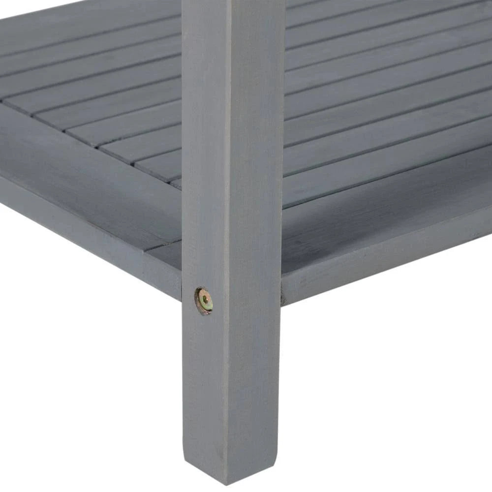 Grey Wash Acacia Wood Outdoor Coffee Table A1130