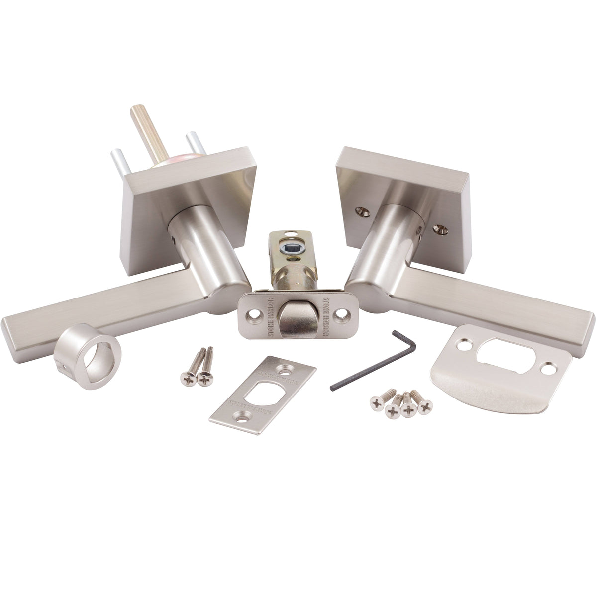 Satin Nickel Passage Door Lever N244621