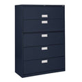 Blue 5-Drawer File Cabinet R91483