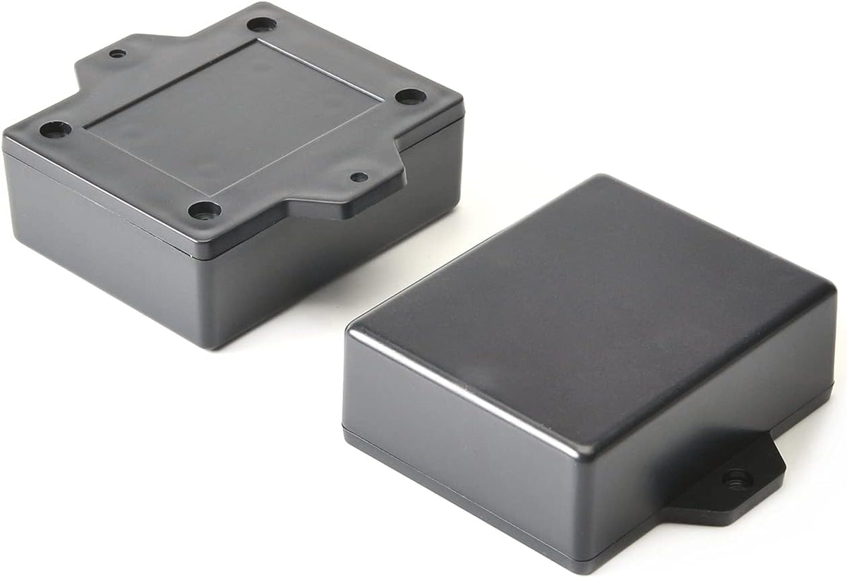 Black ABS Plastic Junction Box with Ear G66594