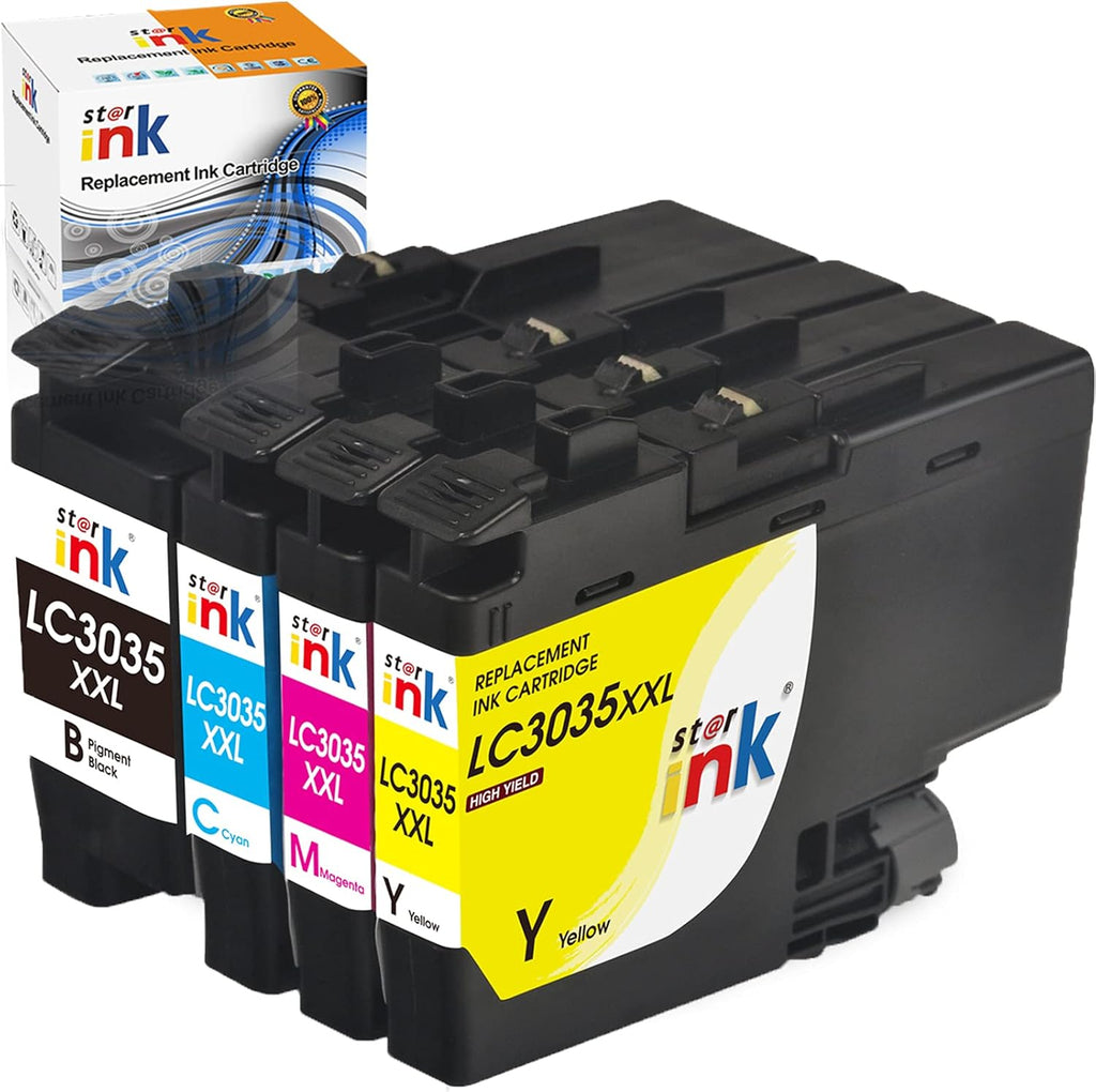 4 Packs Ink Cartridge for Brother Printer F748
