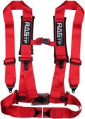 4 Point Safety Harness with 3 Inch Padding Red Pack of 2 J55726