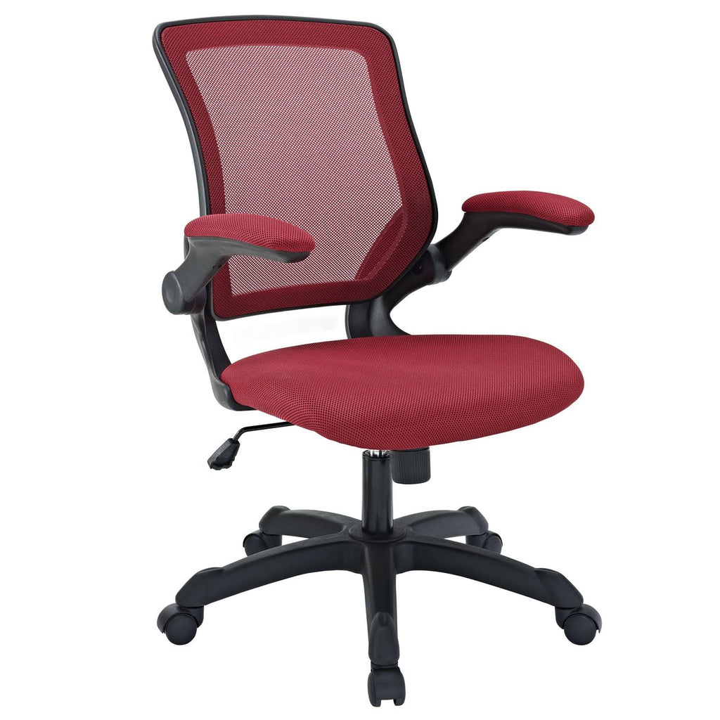 Red Mesh Office Chair P8696
