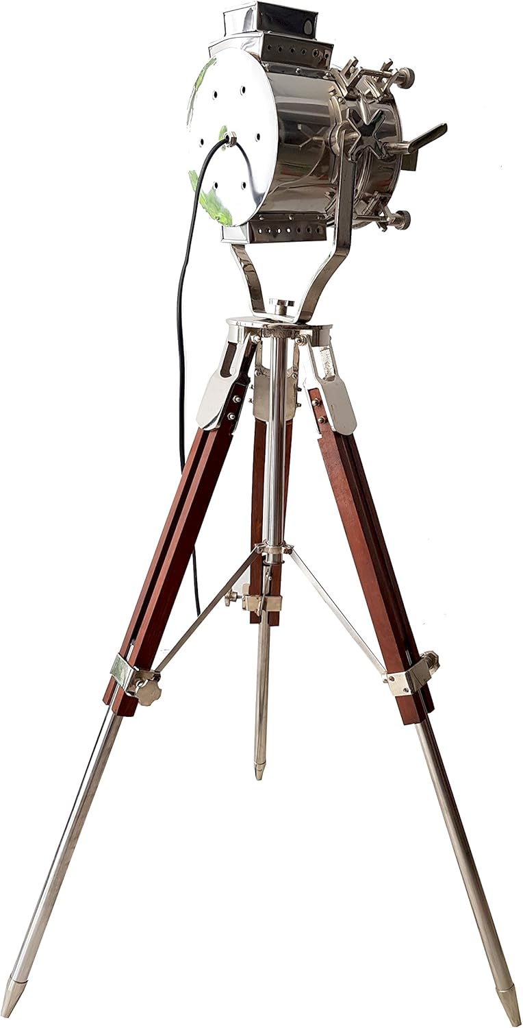 Chrome Tripod Floor Lamp W8266