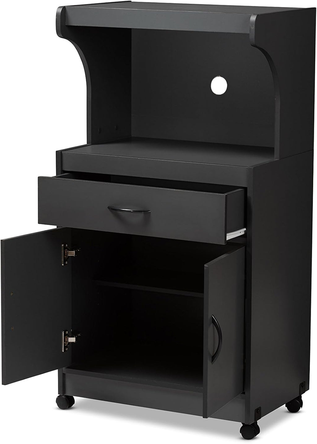 Dark Grey Kitchen Cabinet W7056
