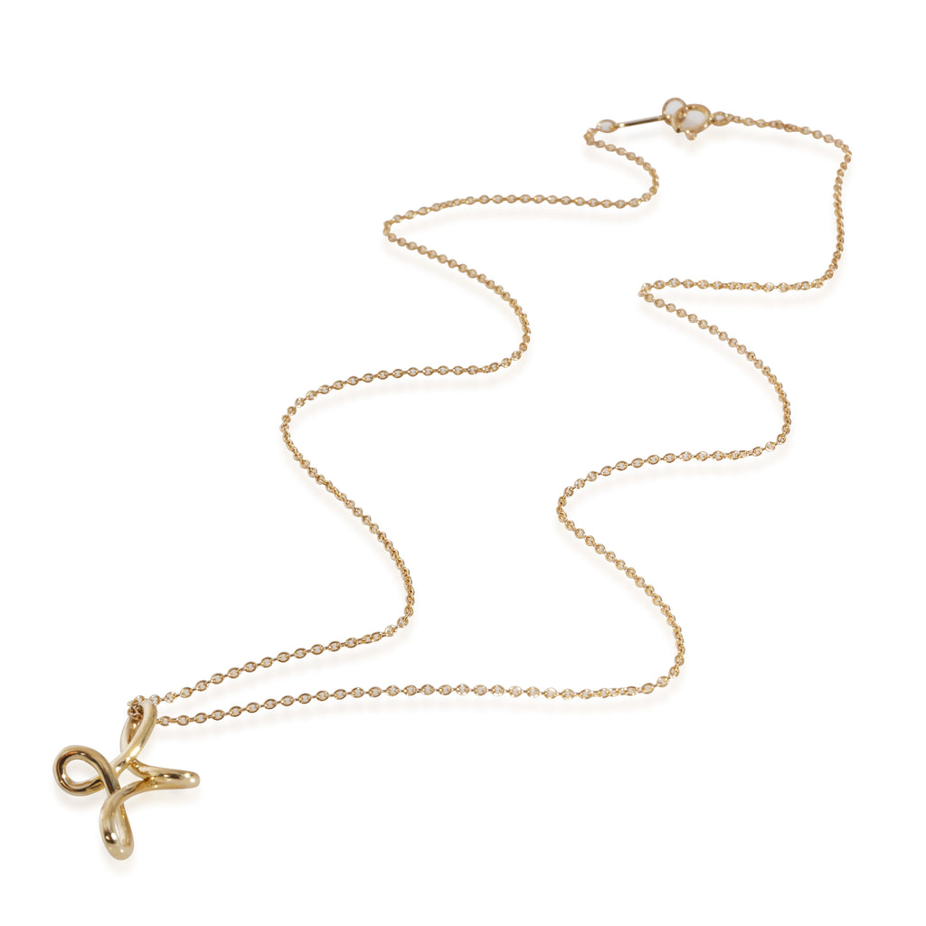 18k Yellow Gold Cross on a Chain T6787