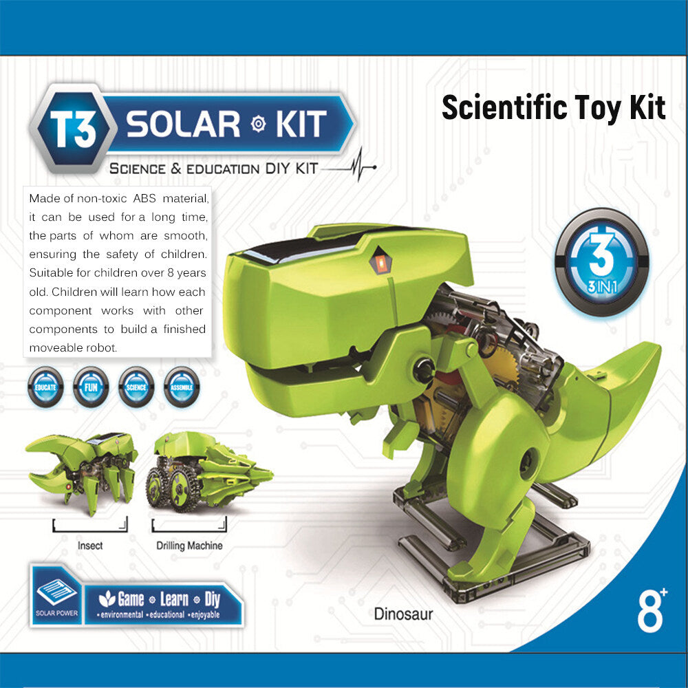 3 in 1 Solar Robot DIY STEM Science Toy Set C709280