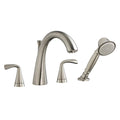 Deck Mount Tub Faucet with Handshower P219714