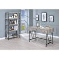 Driftwood Gray 3 Drawer Writing Desk J348