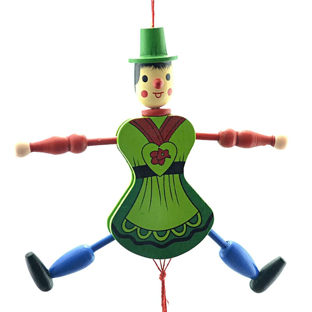 Wood Marionette Puppet Doll with Strings K429306