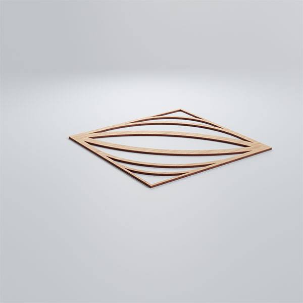Large Otis Decorative Fretwork Wood Wall Panels Y732
