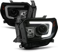 Chrome Housing LED Projector Headlights for 2014-2017 Toyota Tundra Pickup Z51906
