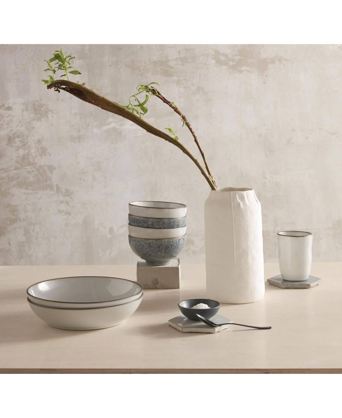 Grey Salad Plate, Set of 4 P734685