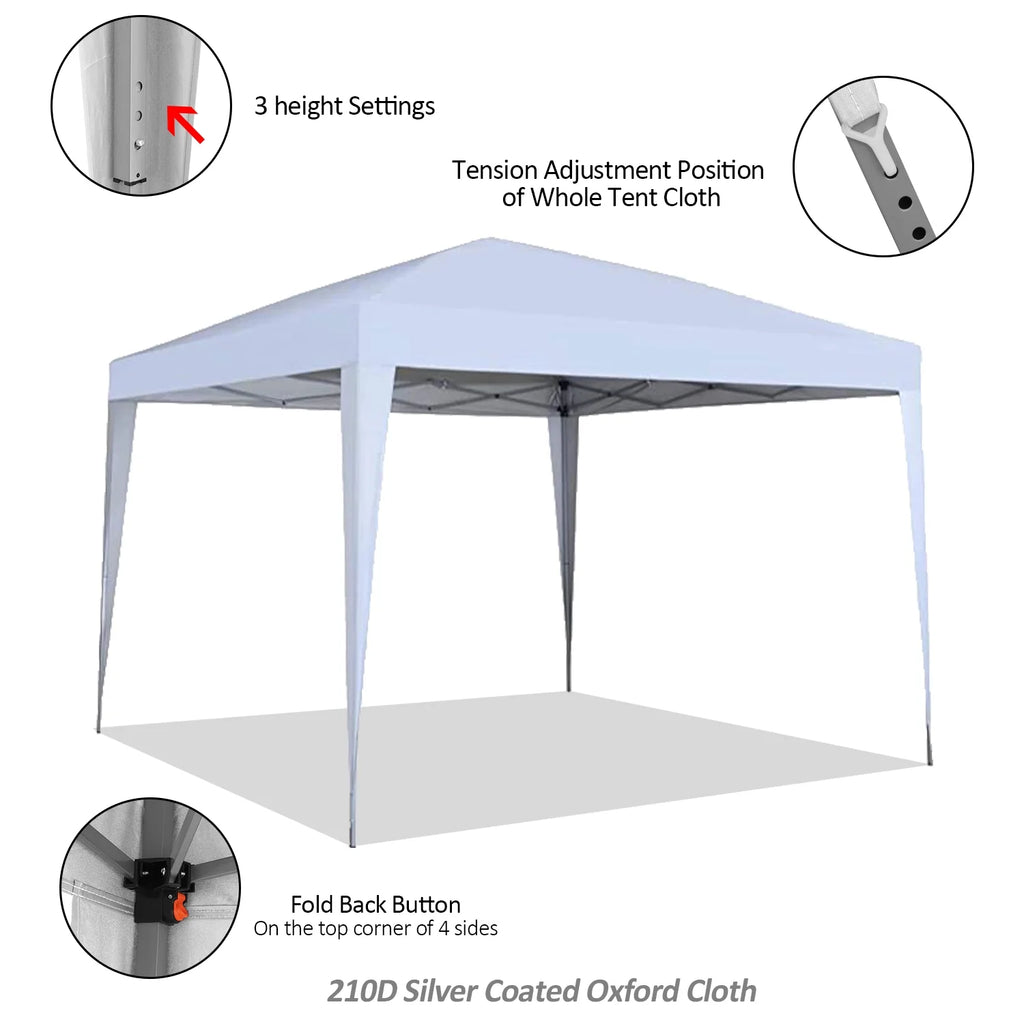 White Instant Outdoor Canopy A49079