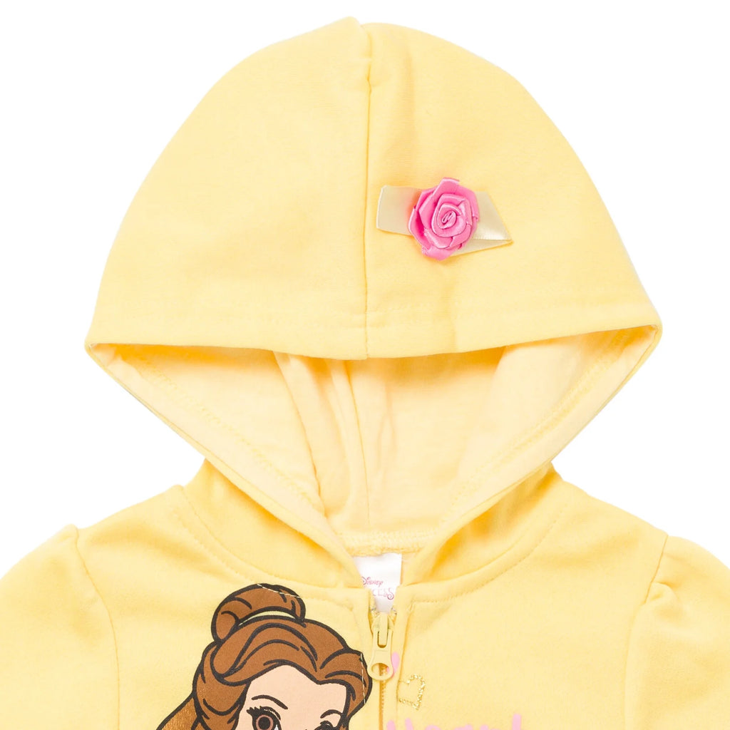 Disney Princess Belle Zip Up Hoodie F5321