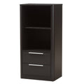 Dark Brown 2-Shelf Bookcase X9451