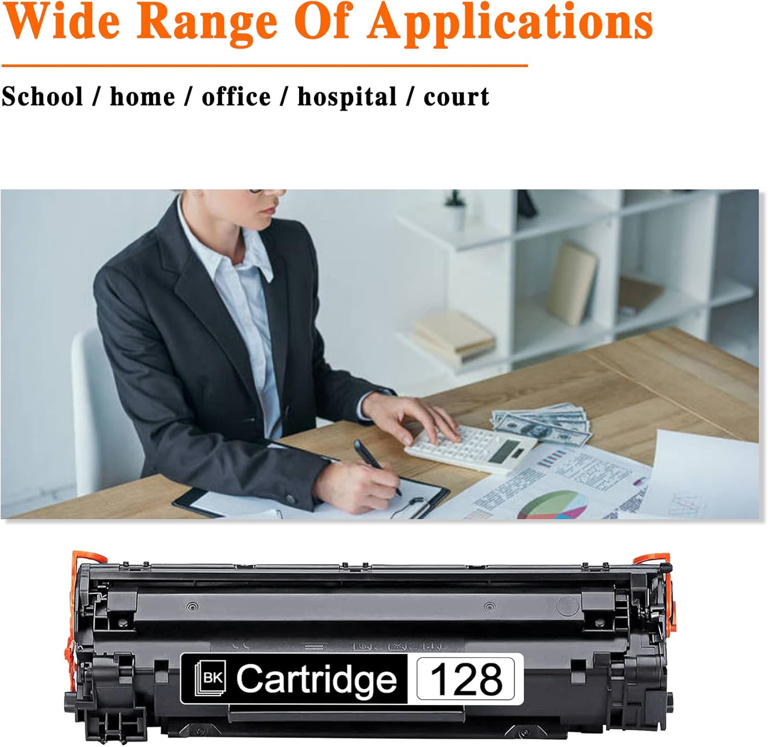 Black Compatible 128 Toner Cartridge A2392