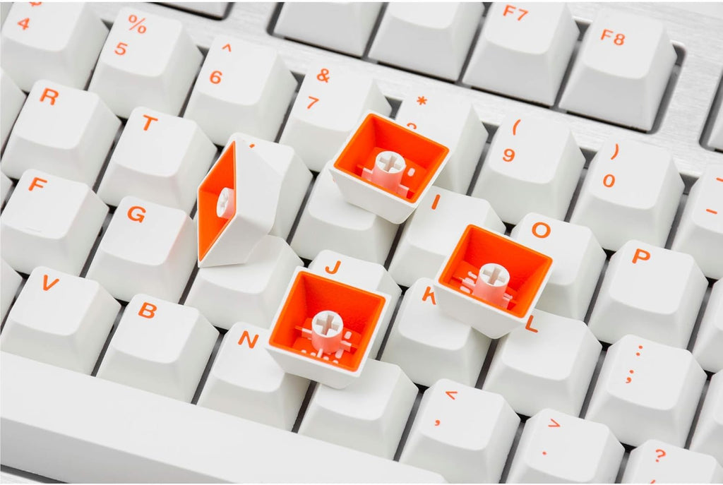 White OEM Profile 108 Keys PBT Keycaps with 6.25U Space Bar K456