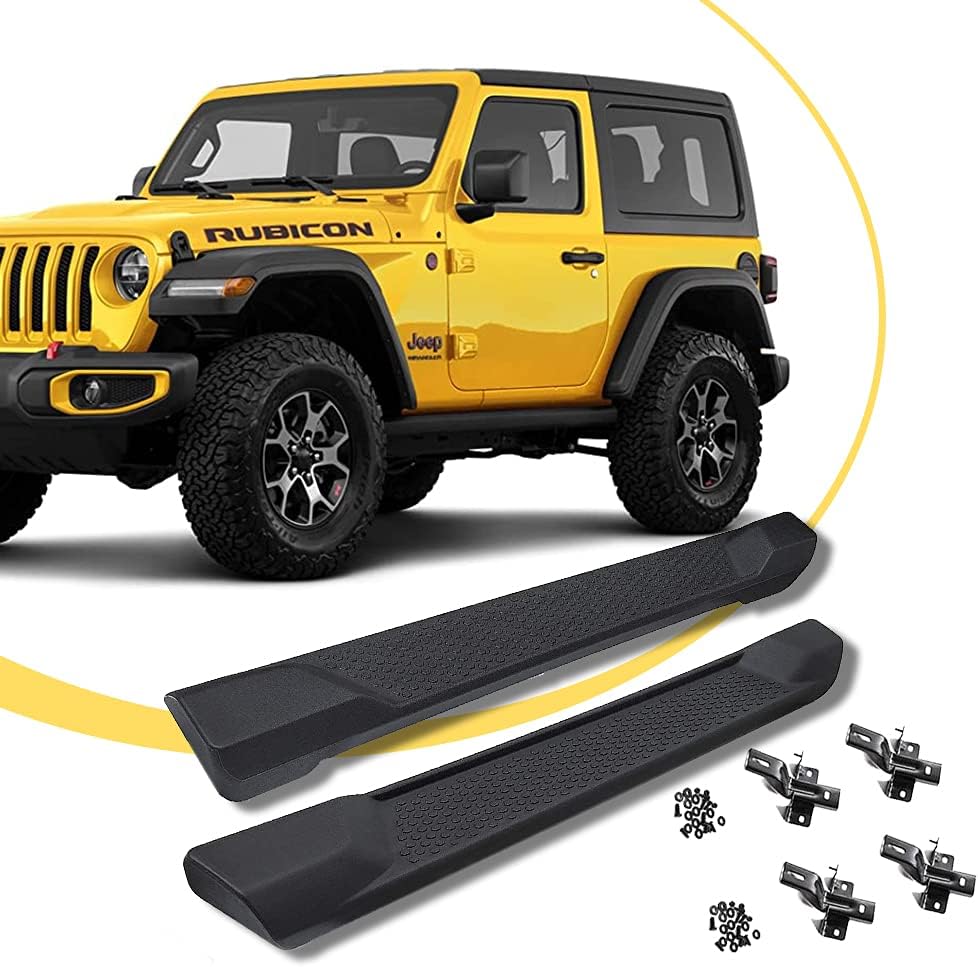 Running Boards for 2007-2018 Jeep Wrangler JK 4 Door Side Step Armor Blade Nerf Bars Rock Sliders Rail Step Z373684
