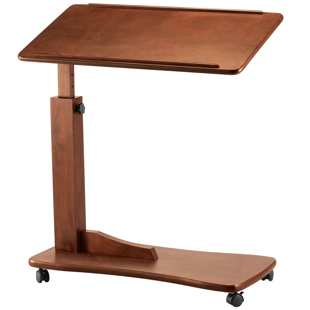 Oak C Shaped Side Accent Table B83587