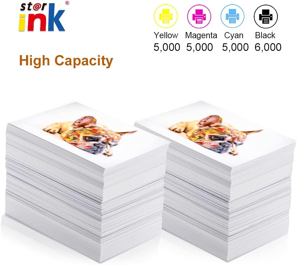 4 Packs Ink Cartridge for Brother Printer F748