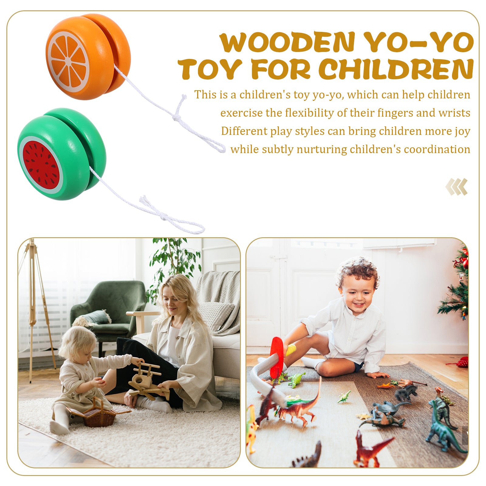 Wooden Yo-Yo Toys T696