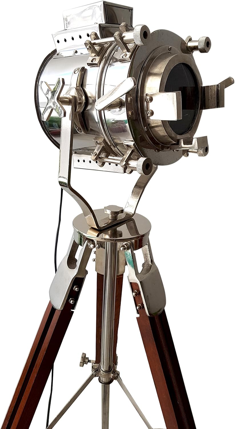 Chrome Tripod Floor Lamp W8266