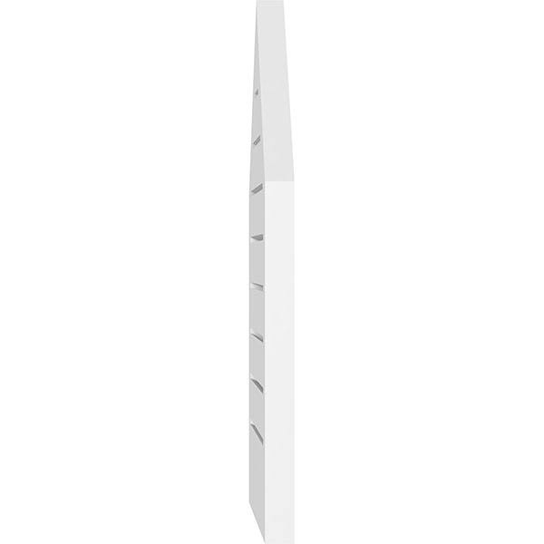 14x22W x 28x22H Peaked Top Surface Mount PVC Gable Vent Z3425