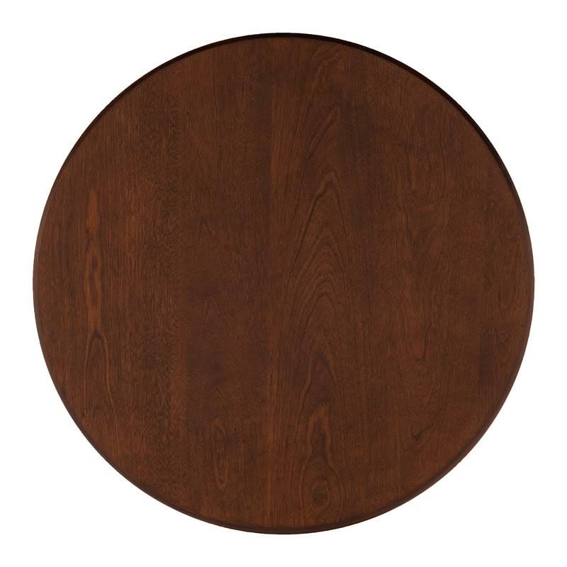White Round Accent Side Table P292706