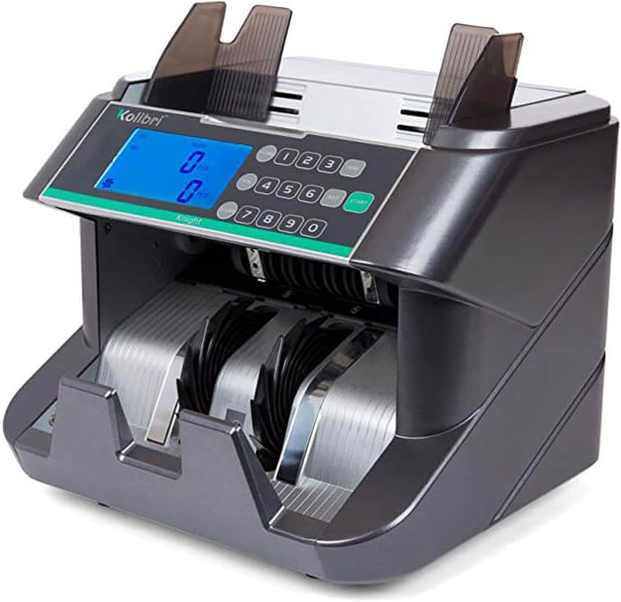 Money Bill Counting Machine with UV, MG, IR, HF, DB Counterfeit Detection, Top Loading Cash Counter, Speed 1,250 Notes/Min N913461