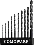 115Pcs M35 High Speed Steel Twist Drill Bit Set with Metal Indexed Storage Case H704