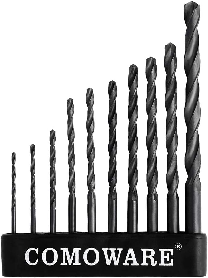 115Pcs M35 High Speed Steel Twist Drill Bit Set with Metal Indexed Storage Case H704