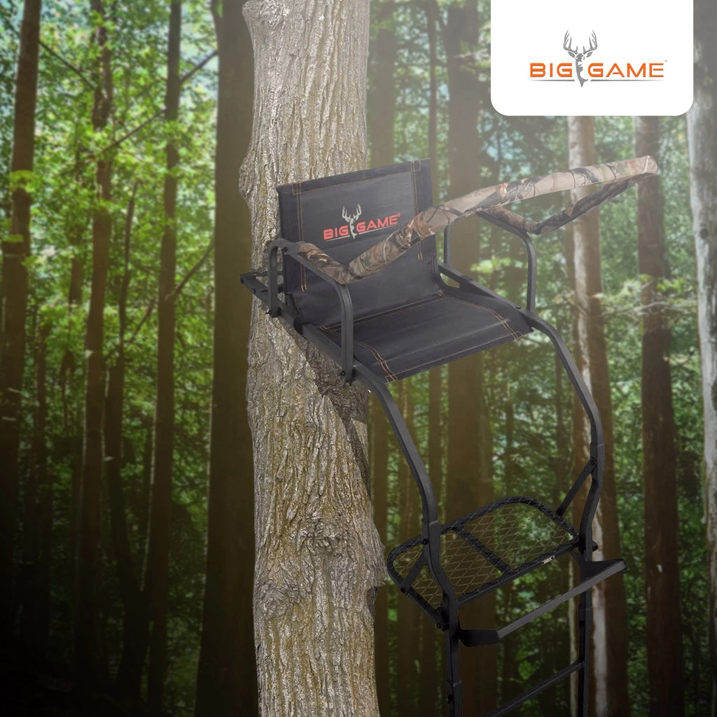 17' Lightweight Portable Hunting Tree Stand Ladder I28676