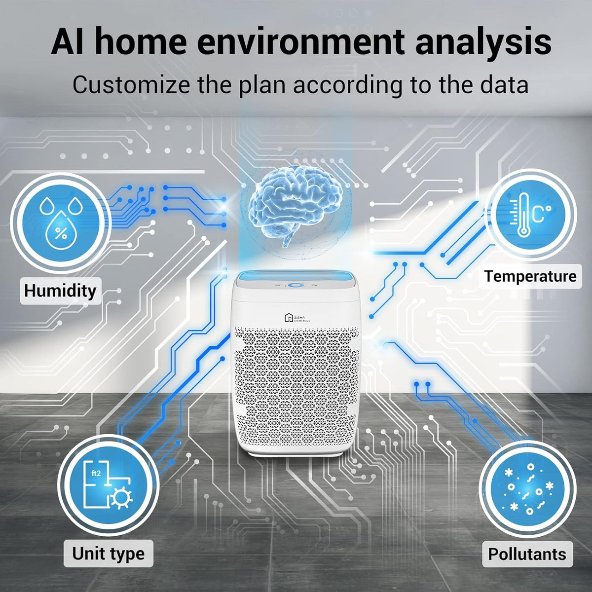 True HEPA 5-in-1 Smart WIFI Air Purifier C791
