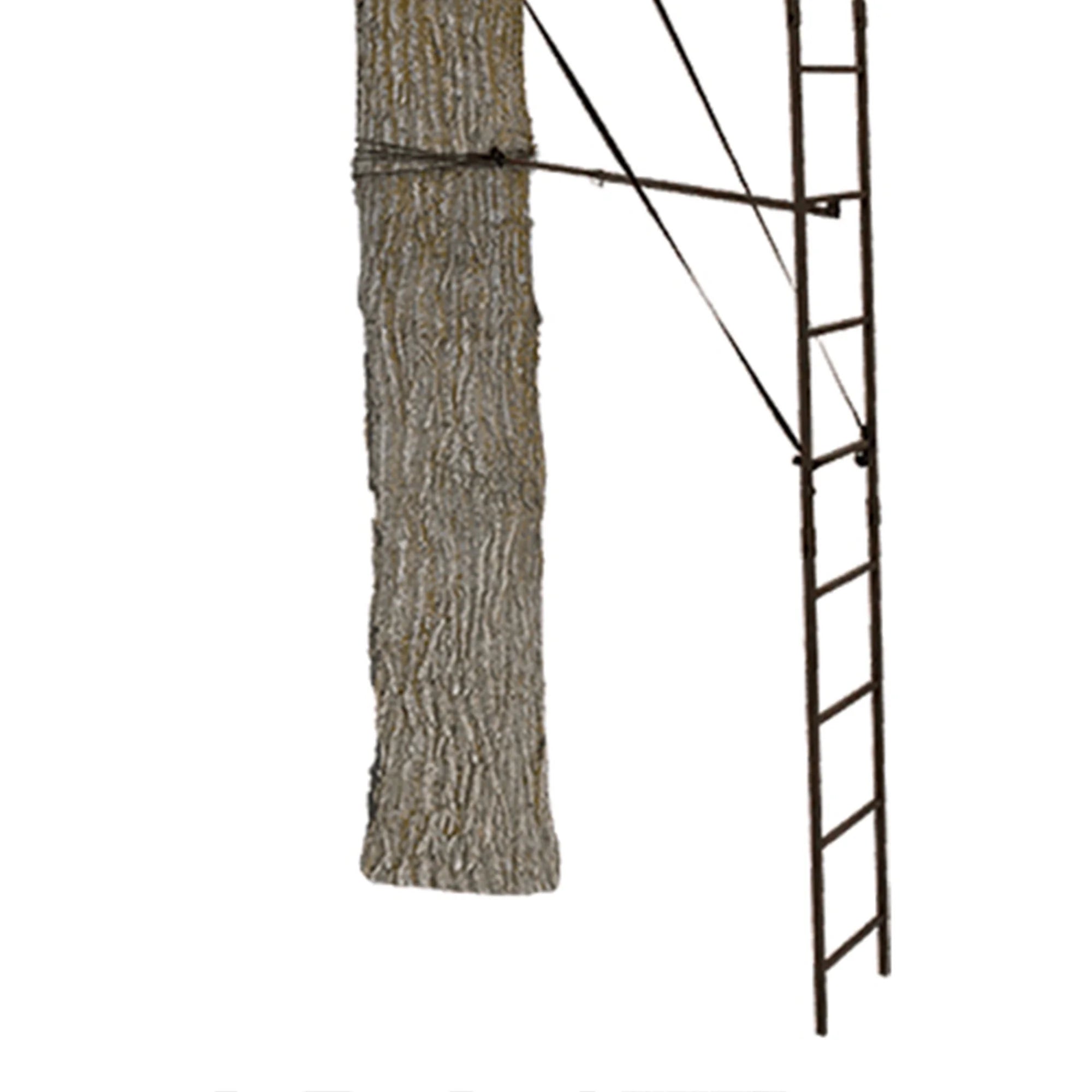 17' Lightweight Portable Hunting Tree Stand Ladder I28676