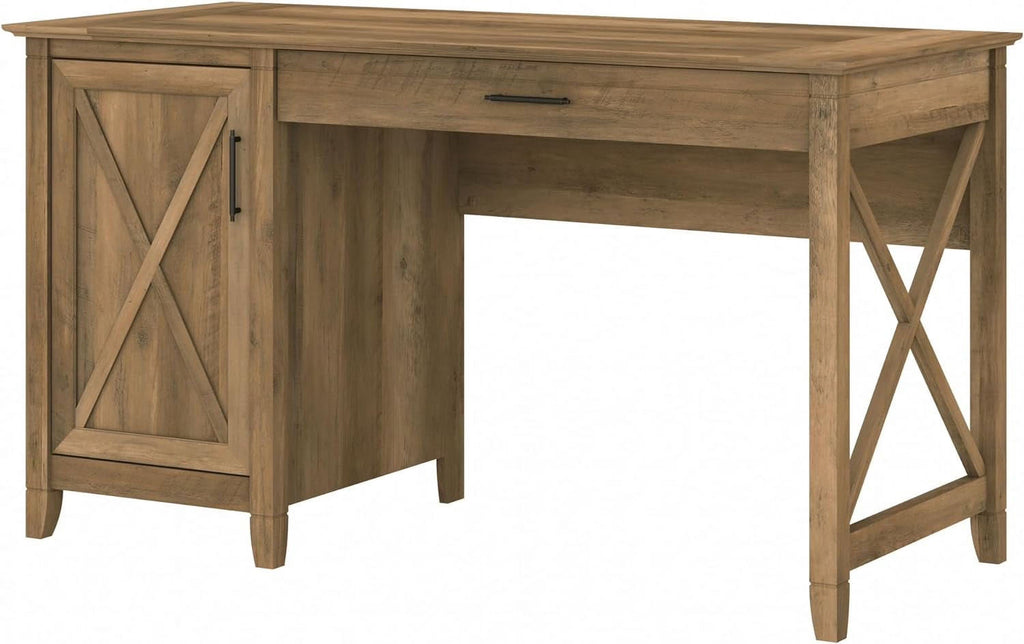 Reclaimed Pine Computer Desk with Storage Z634750